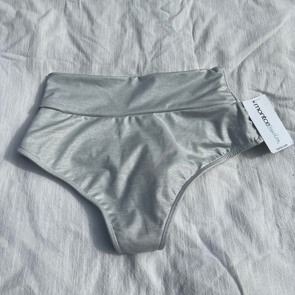 Montce Pearl High Rise Bikini Bottom Size S